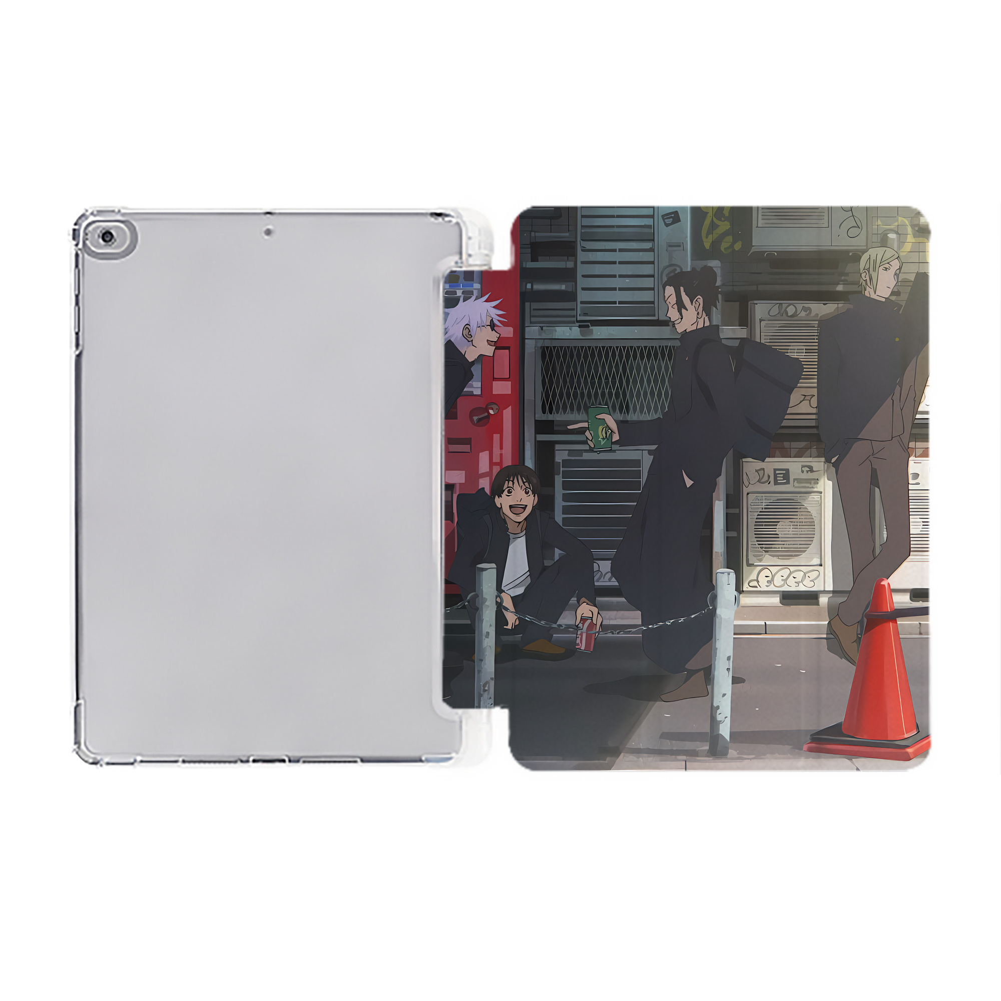 （画像用） SPY×FAMILY间谍家家酒 IPad ケース ペン収納付き 三つ折りスタンド PUレザー×シリコン 対応機種9.5/10.5/10.9インチ